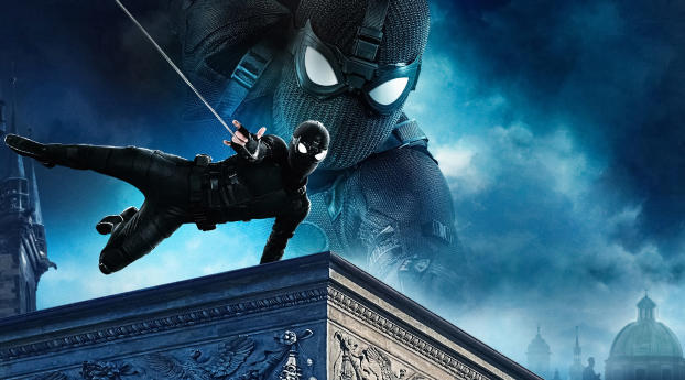 Spider-Man Far From Home Poster 4K Wallpaper 7620x4320 Resolution