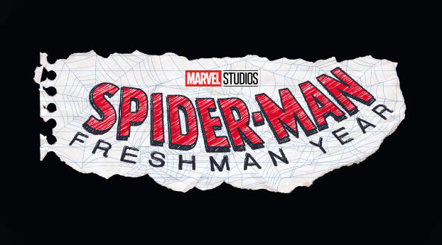 Spider-Man Freshman Year Superhero Animation Wallpaper 2048x1024 Resolution