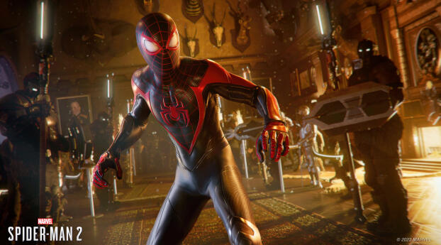 Spider-Man in Marvel's Game 2023 Wallpaper 3840x2400 Resolution