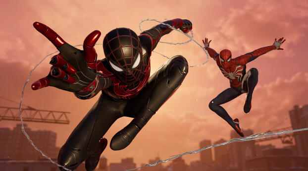 Spider-Man Miles Morales Digital Fan Art Wallpaper