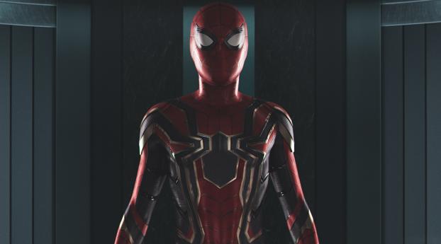 Spider-Man New Costume for Homecoming and Avengers Wallpaper 2560x1080 Resolution