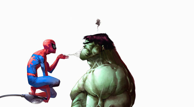 480x854 Spiderman Annoying Hulk Android One Mobile Wallpaper, HD  Superheroes 4K Wallpapers, Images, Photos and Background - Wallpapers Den