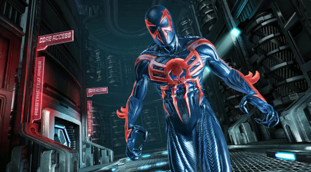 spiderman, edge of time, superhero Wallpaper 320x568 Resolution