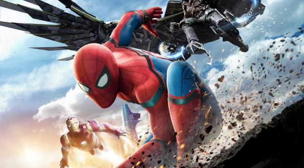  Spiderman Homecoming Climax Wallpaper 480x854 Resolution