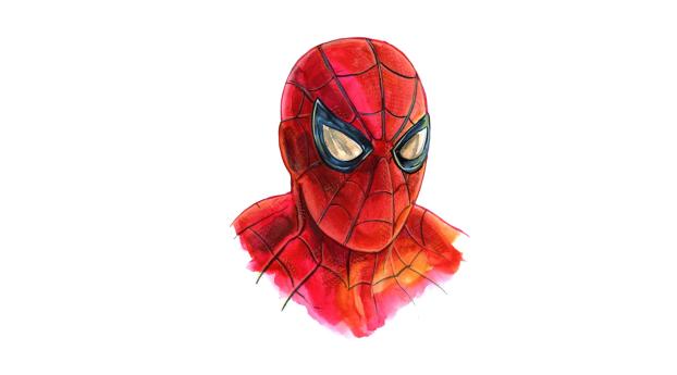 Spiderman Minimalism Artwork Wallpaper 1080x2244 Resolution