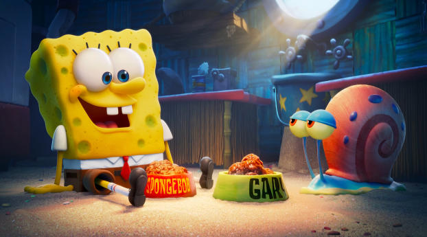 SpongeBob Movie Sponge on the Run Wallpaper 2026x1139 Resolution