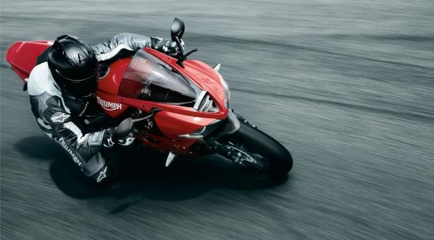 sports, motorcycle, road Wallpaper 1360x768 Resolution