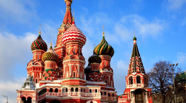 st basils cathedral, red square, moscow Wallpaper