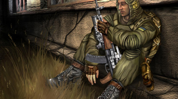 stalker, arrows, pripyat Wallpaper 480x854 Resolution