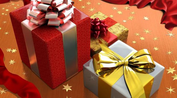 star, gifts, holiday Wallpaper 3840x2160 Resolution