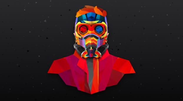 Star Lord Colorful Wallpaper 1440x2960 Resolution