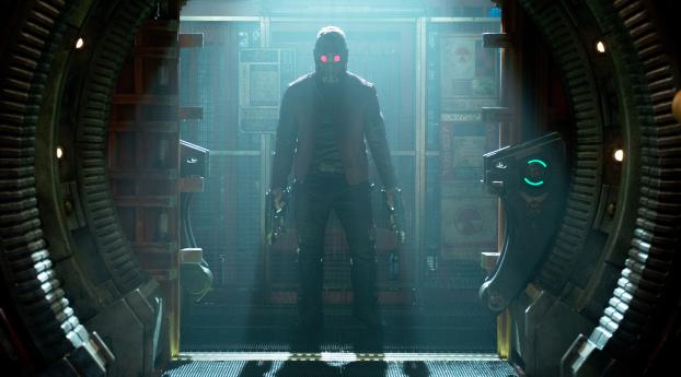 Star Lord Guardians Of The Galaxy Movie Wallpaper 1280x769 Resolution