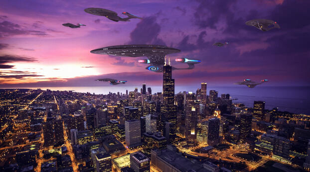 Star Trek Chicago Mission Wallpaper 1125x2436 Resolution