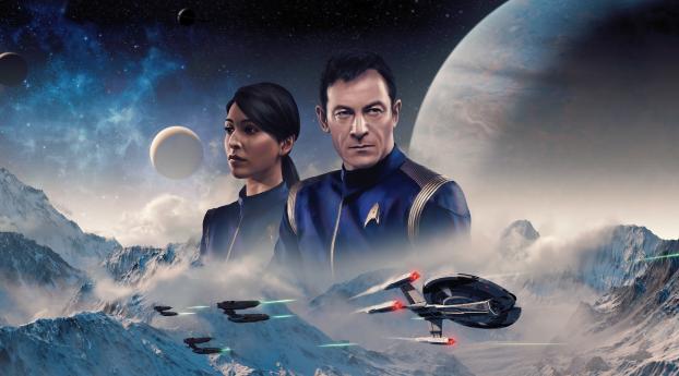Star Trek Online Rise of Discovery Wallpaper 2048x2048 Resolution