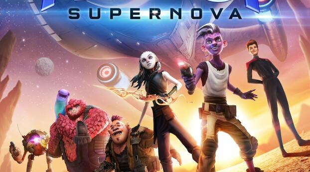 Star Trek Prodigy Supernova Gaming Poster Wallpaper 3840x1440 Resolution