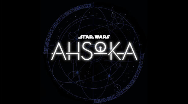 Star Wars Ahsoka Logo Wallpaper 1920x1080 Resolution