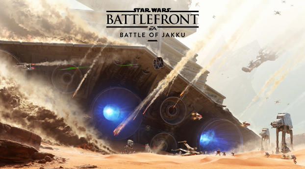 star wars, battlefront, battle of jakku Wallpaper 2560x1024 Resolution