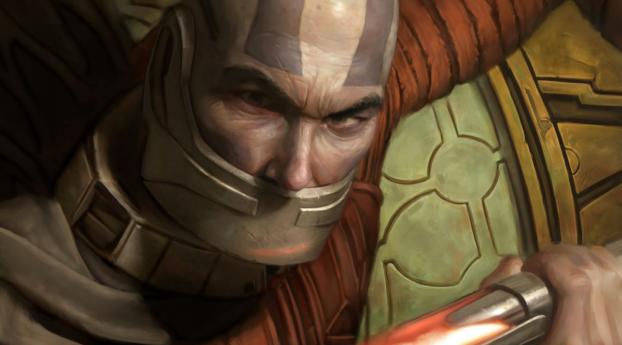 Star Wars Knights of the Old Republic Game Wallpaper 1080x2310 Resolution