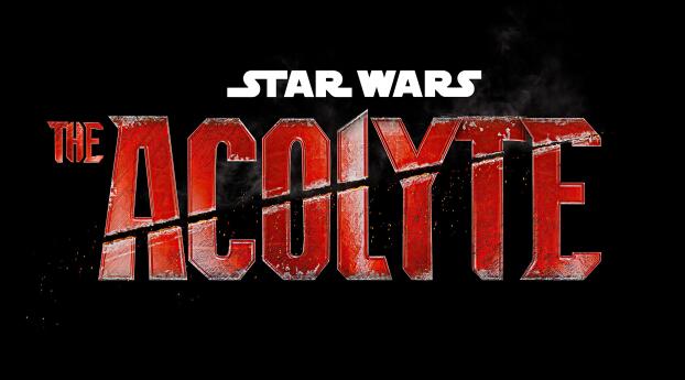 Star Wars The Acolyte Logo 2024 Wallpaper 3840x2300 Resolution