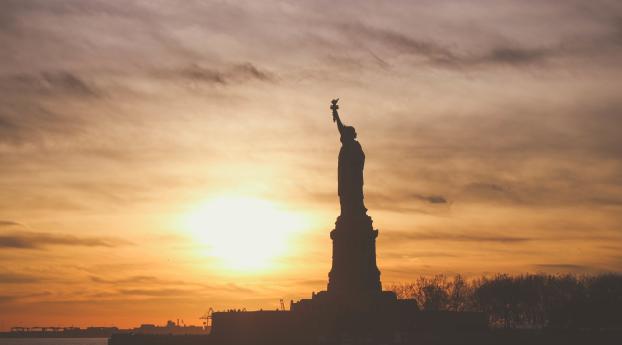 statue of liberty, usa, america Wallpaper 1080x2160 Resolution