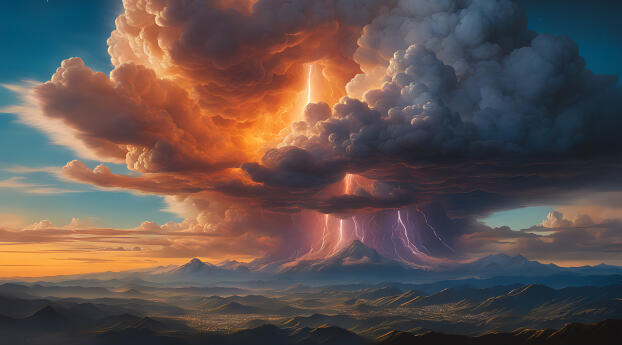 Stormy Light Clouds Digital Wallpaper 320x568 Resolution