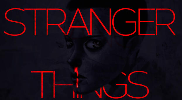 Stranger Things Eleven Artwork Wallpaper