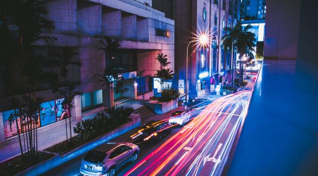 street, city, night Wallpaper 720x1280 Resolution