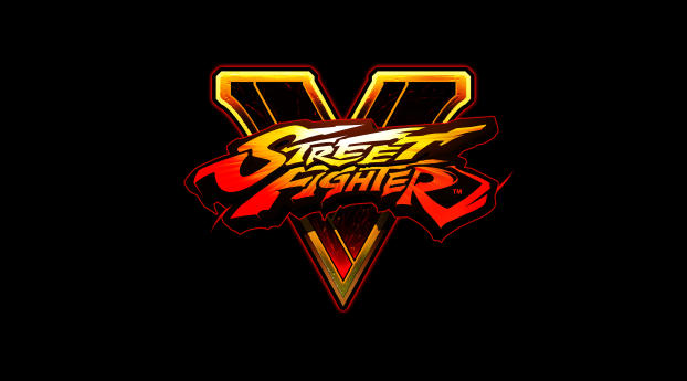 street fighter v, fighting, logo Wallpaper 1600x900 Resolution