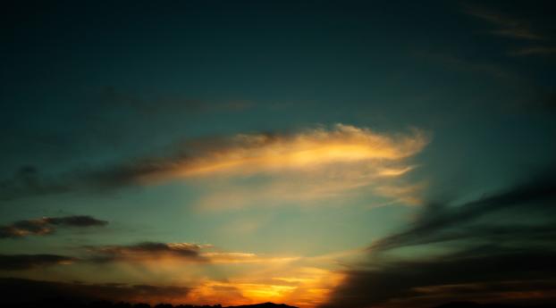 sunset, sky, night Wallpaper 2048x1152 Resolution