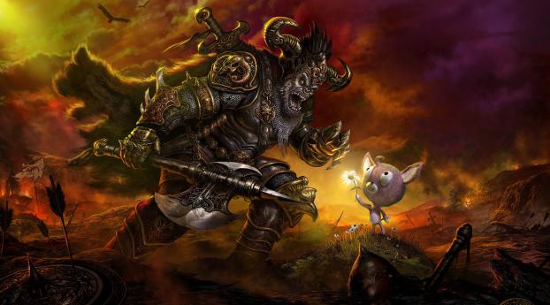 sunshine for everyone, jp targete, orc Wallpaper 320x480 Resolution