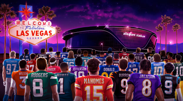 Super Bowl Las Vegas 58 Wallpaper