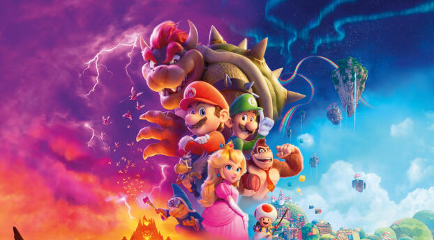 Super Mario Bros 2023 Movie 5K Wallpaper