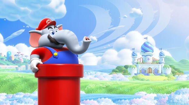 Super Mario Bros Wonder 2023 Wallpaper 320x480 Resolution
