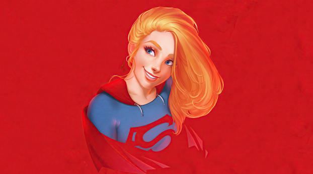Supergirl 4K Digital Art Wallpaper 1024x1024 Resolution