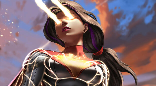 Supergirl 4k Superhero DC Digital Art Wallpaper 1024x600 Resolution