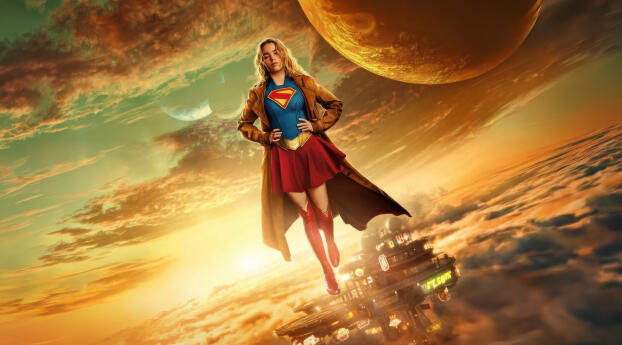 Supergirl Skybound Sentinel Wallpaper