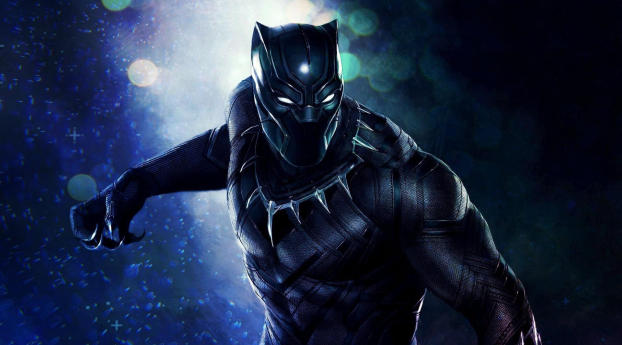 Superhero Black Panther Wallpaper 1848x2960 Resolution