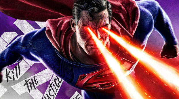 Superman Suicide Squad Villain Wallpaper 1080x2282 Resolution
