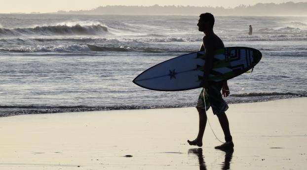 surfer, bali, beach Wallpaper 3840x2400 Resolution