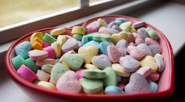 sweets, candy, valentines day Wallpaper 1600x900 Resolution