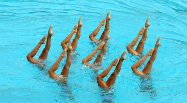 swimming, girls, sports Wallpaper 1080x2160 Resolution