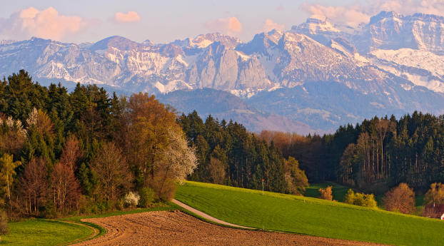 switzerland, mountains, landscape Wallpaper 640x960 Resolution