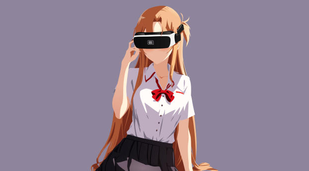 Sword Art Online 4k Asuna Yuuki VR Wallpaper
