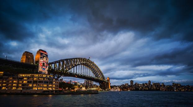sydney, australia, sydney harbour bridge Wallpaper 480x854 Resolution