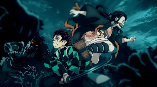 480x854 Tanjirou and Nezuko Android One Mobile Wallpaper, HD Anime 4K  Wallpapers, Images, Photos and Background - Wallpapers Den
