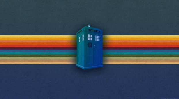 Tardis Doctor Who Digital Art Wallpaper 3840x1600 Resolution