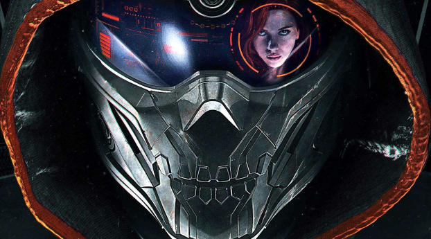 Taskmaster Poster Black Widow Wallpaper 1080x2240 Resolution