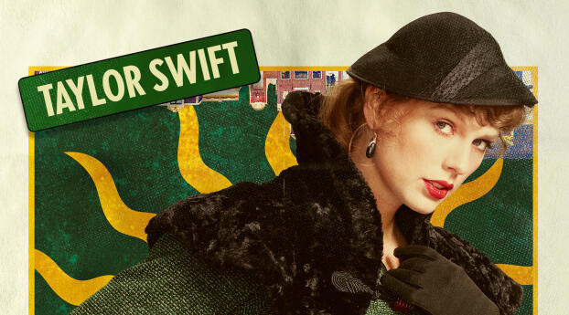 Taylor Swift Amsterdam Movie Wallpaper