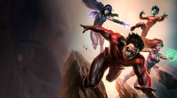 Teen Titans The Judas Contract Poster Wallpaper