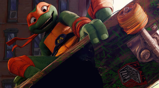 Teenage Mutant Ninja Turtles Mutant Mayhem 4k Wallpaper 1440x2560 Resolution